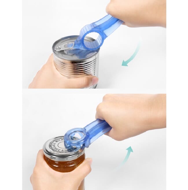 Diagram or packaging of Bottle Multi Opener highlighting dimensions or features.