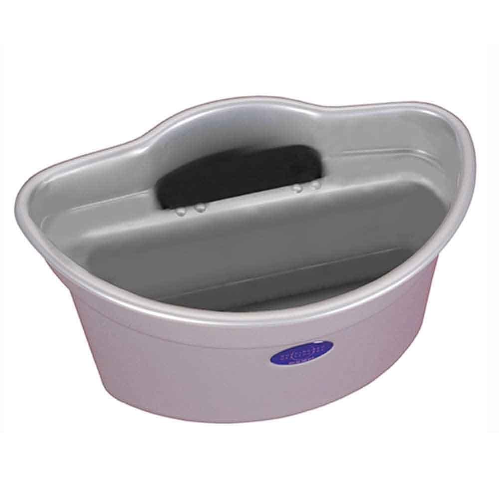 Buckingham Walking Frame Caddy on a plain background with two front wheels, two rear ferrules and both upper and lower handgrips.