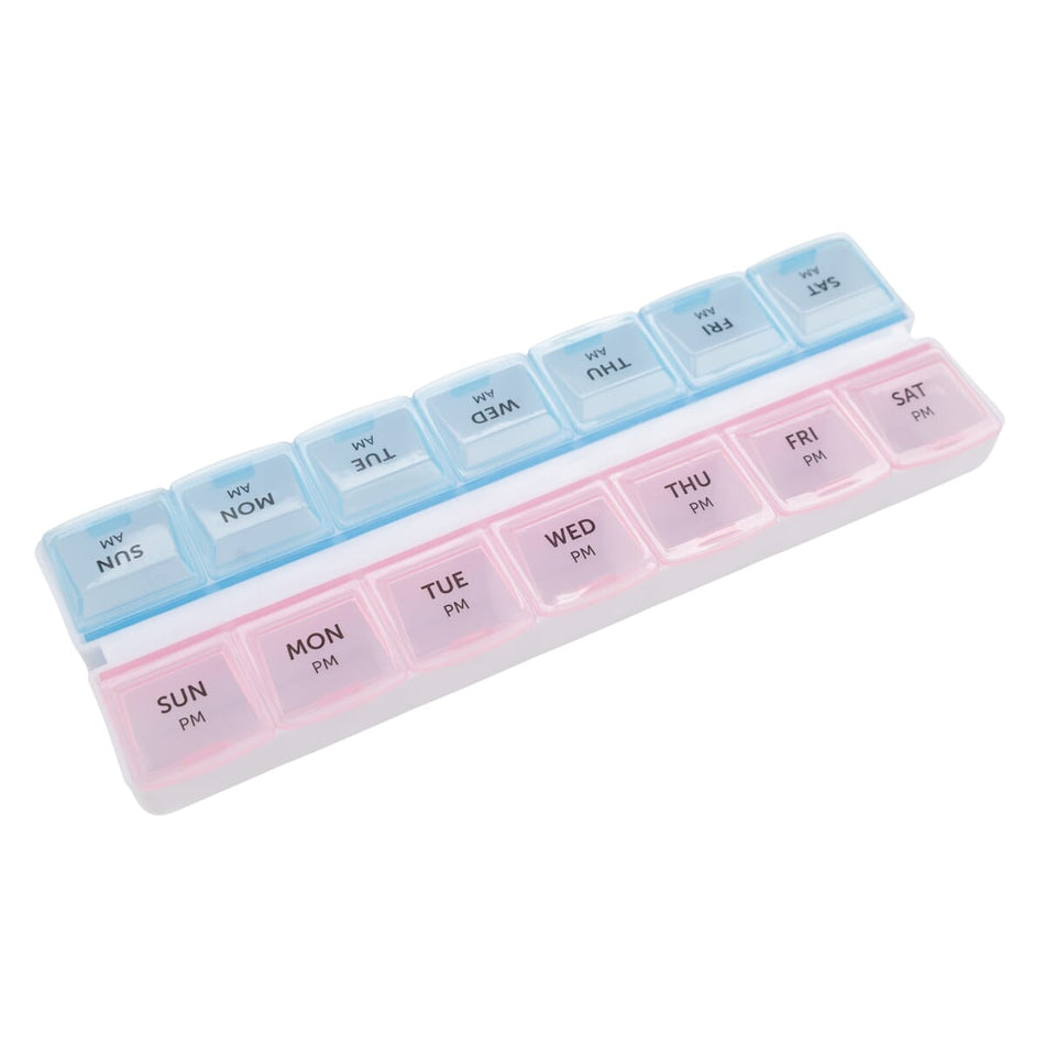 CareWorth 7 Days AM/PM Coloured Pill Box