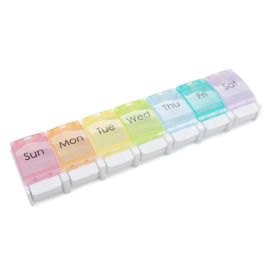 CareWorth 7 Days Large Single Dose Push Pill Box