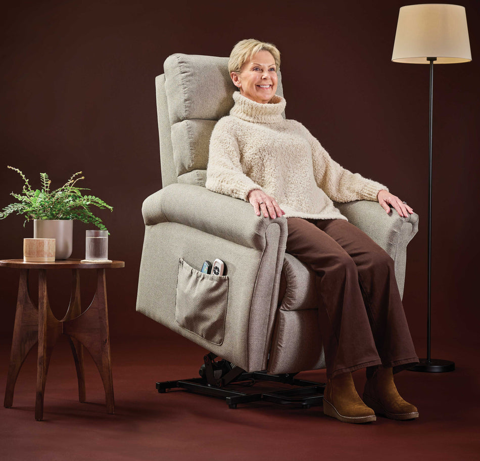 Stride Everleigh Dual Motor Heat & Massage Riser Recliner Chair