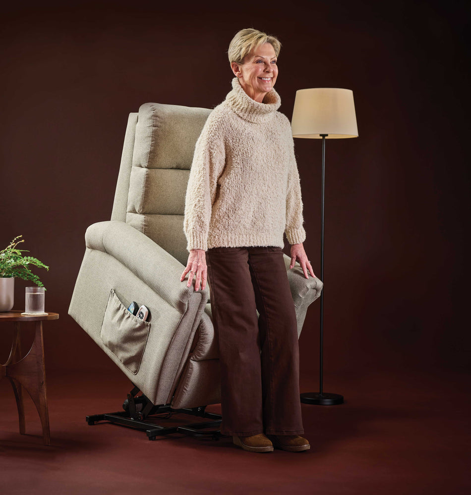 Stride Everleigh Dual Motor Heat & Massage Riser Recliner Chair
