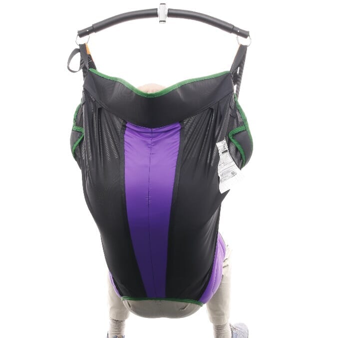 Diagram or packaging of COMFORT VALUE Hybrid Plus Sling highlighting dimensions or features.