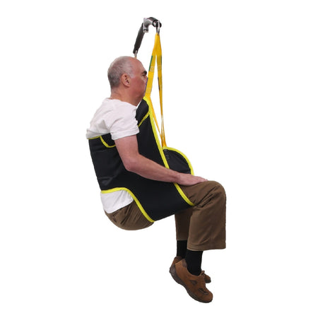 Close-up of a feature of COMFORT VALUE Toileting Poly Sling.