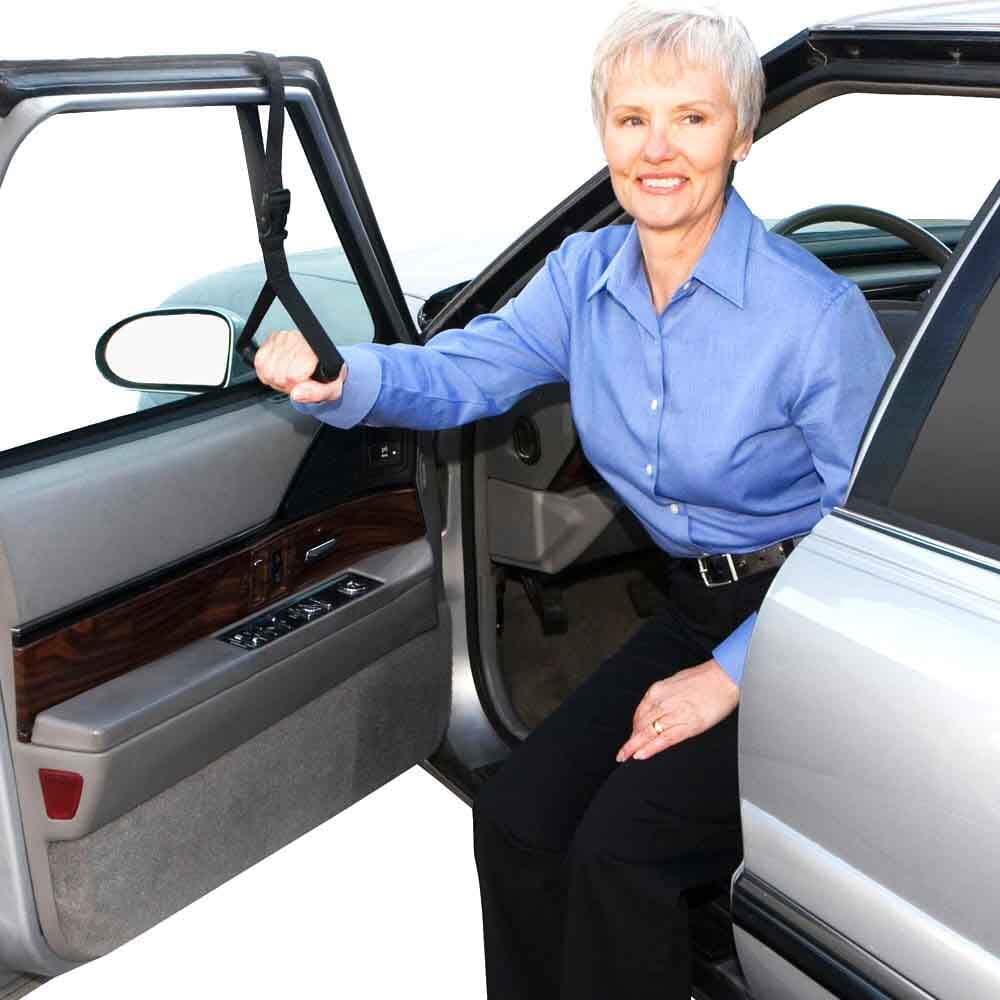 Diagram or packaging of Car Caddie highlighting dimensions or features.