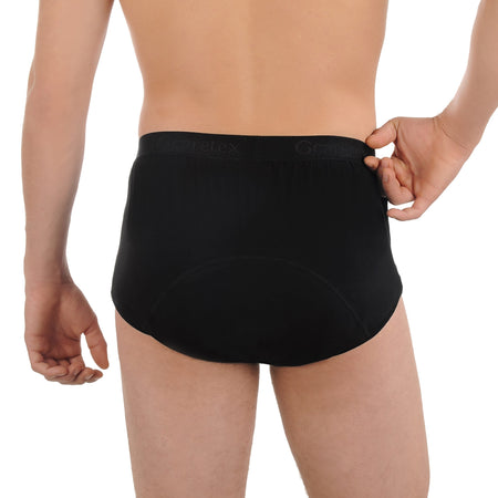 Alternative view of Caretex Neptun Mens Incontinence Briefs, showing different angle or usage.