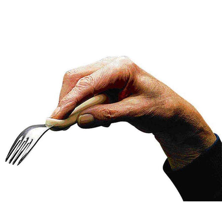 Alternative view of Caring Cutlery Fork, showing different angle or usage.