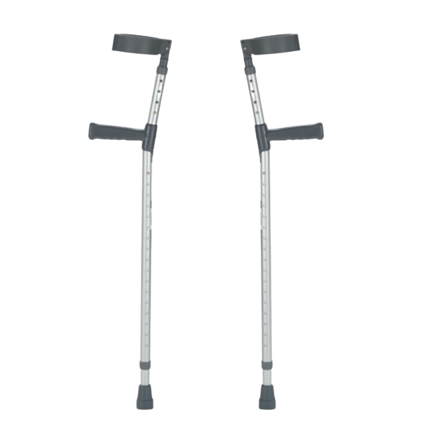 Combi Crutches -  Mid Range -  Double Adjustable Elbow Crutches - Pair