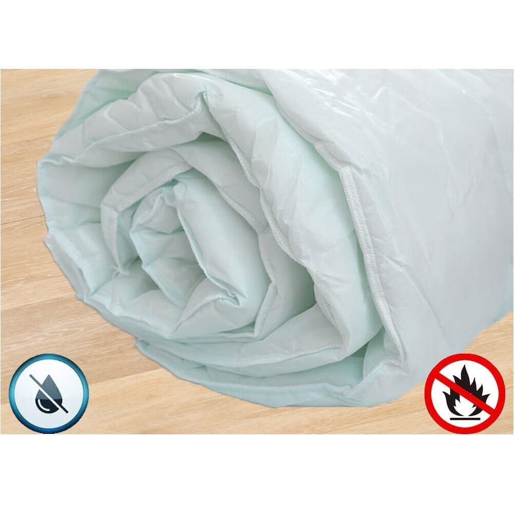 Lifestyle image of Comfortnights Waterproof Wipe Clean Double Duvet being used in a real-life setting.