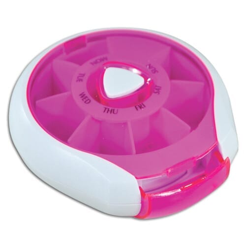 Compact Weekly Pill Dispenser