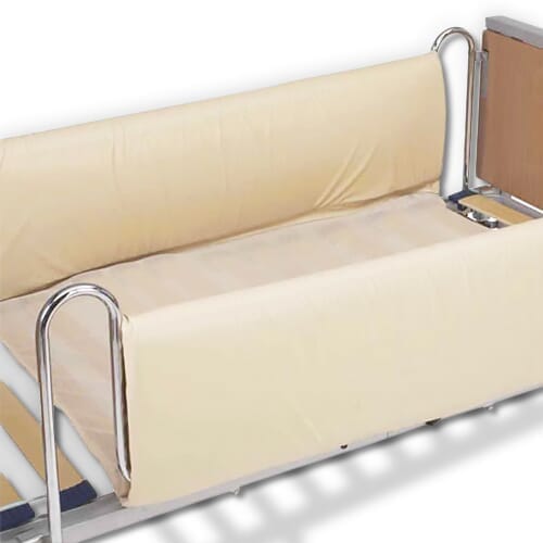 Image of Connected Cot Side Bumpers Set on a plain background.