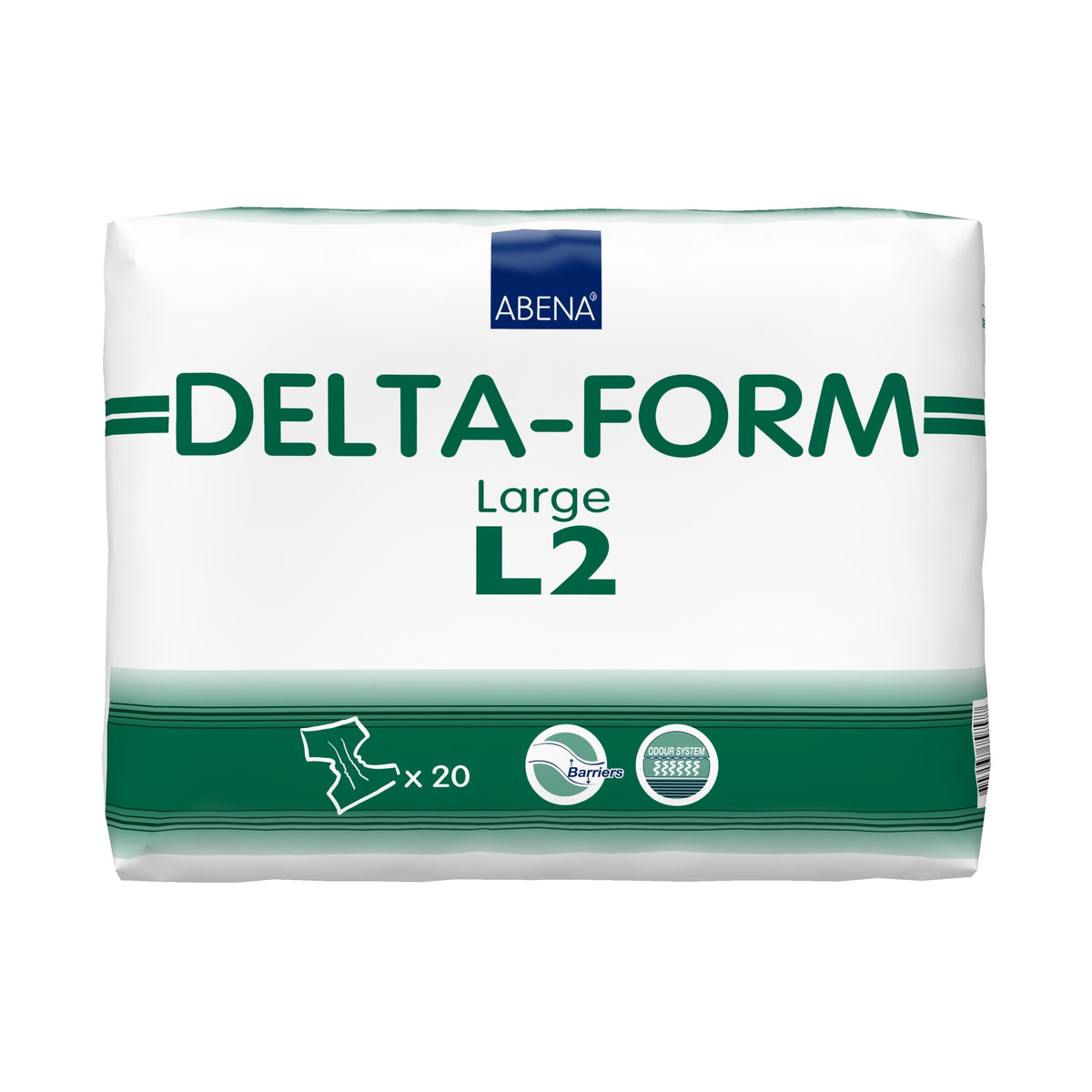 Image of Delta Form All In One Incontinence Pads on a plain background.