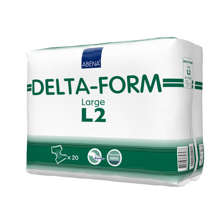 Close-up of a feature of Delta Form All In One Incontinence Pads.