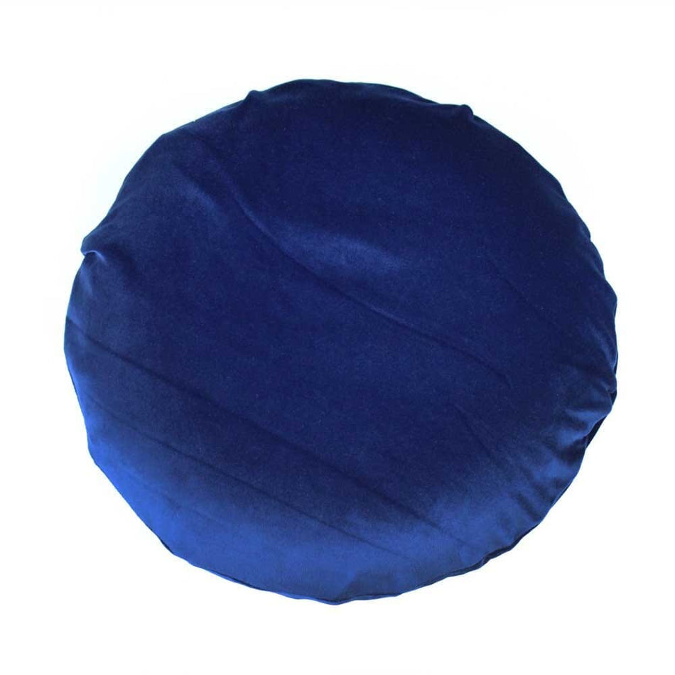 Deluxe Memory Foam Ring Cushion cushion on a seat or chair, demonstrating added comfort and pressure relief.