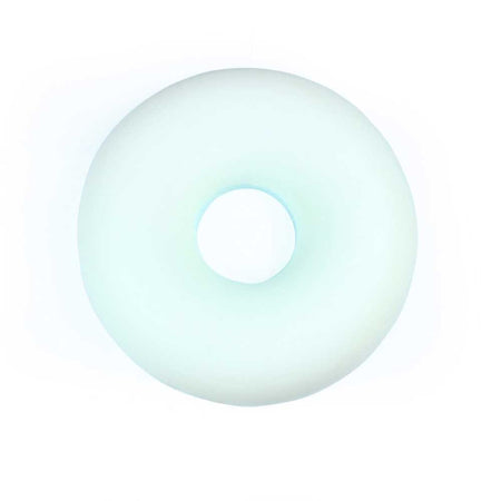 Close-up of the cover or texture of Deluxe Memory Foam Ring Cushion cushion, highlighting its softness and durability.