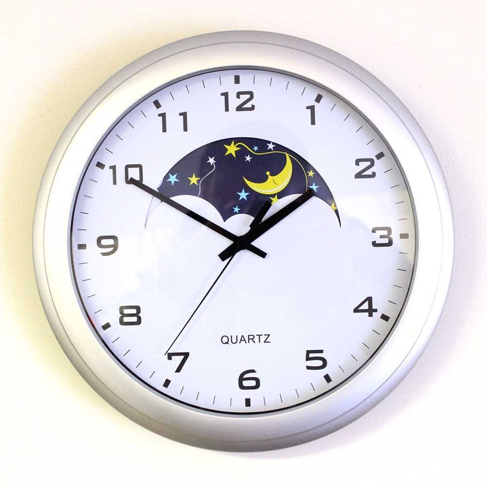 Alternative view of Dementia Care Day and Night Clock, showing different angle or usage.