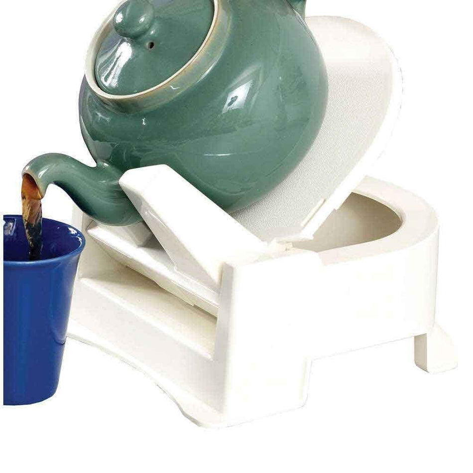 Alternative view of Derby Kettle Teapot Tipper, showing different angle or usage.