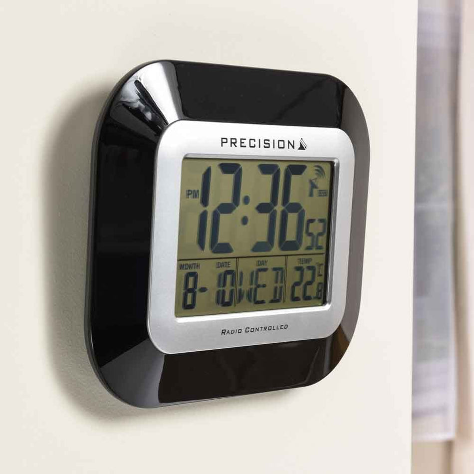 Alternative view of Digital Calendar Clock, showing different angle or usage.