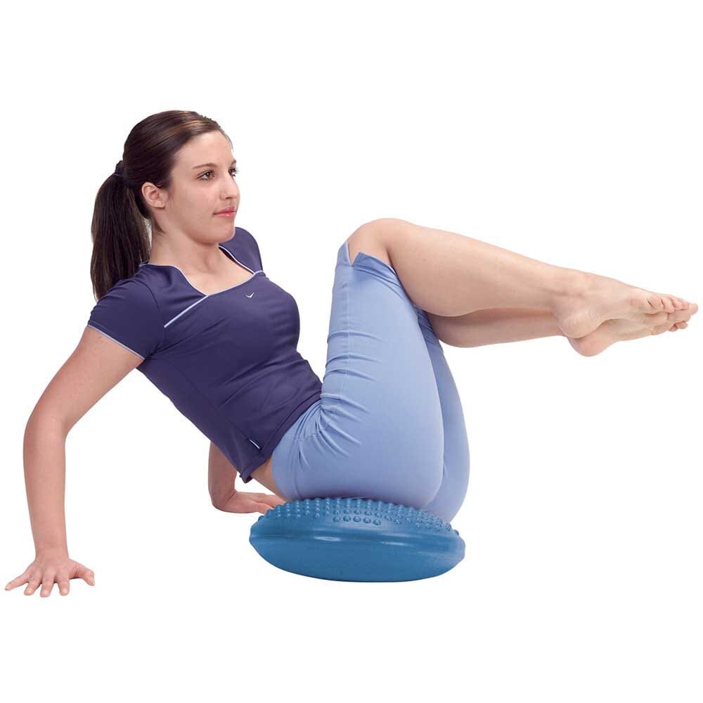 Close-up of the cover or texture of DiscoSit Balance Air Cushion cushion, highlighting its softness and durability.