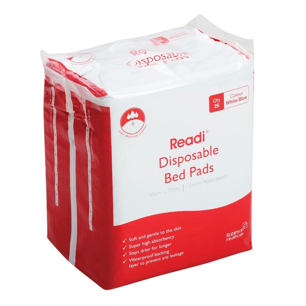 Image of Disposable Bed Pads-Pack of 25 on a plain background.