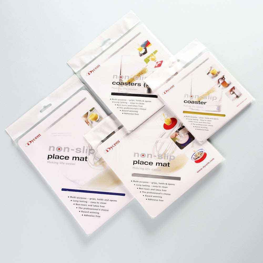 Lifestyle image of Dycem Circular Non Slip Mat being used in a real-life setting.