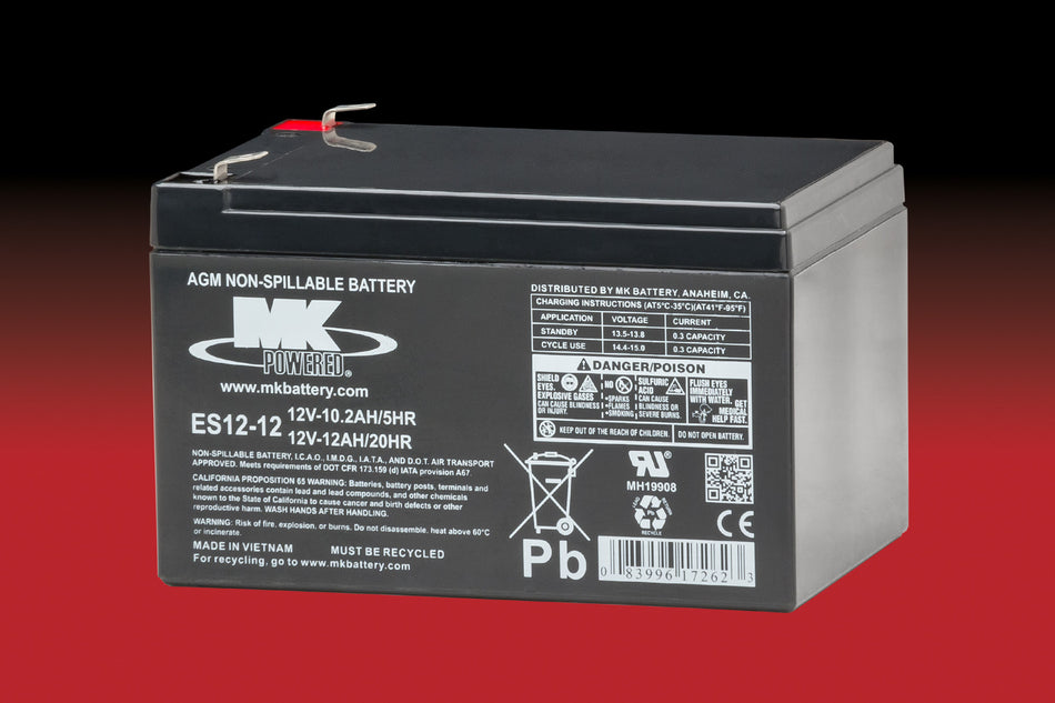 12v 12A/H Mobility Scooter Battery