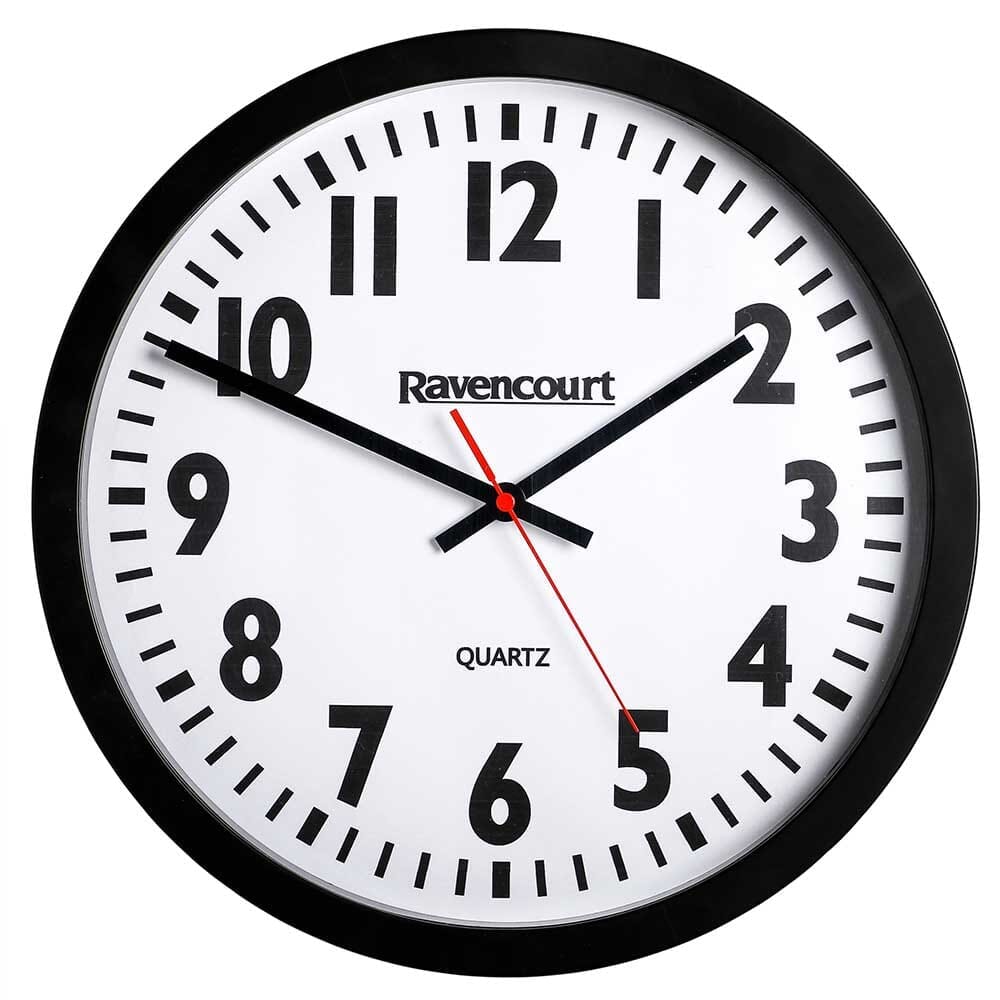 Image of Easy to See Wall Clock on a plain background.