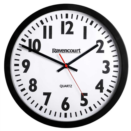 Image of Easy to See Wall Clock on a plain background.