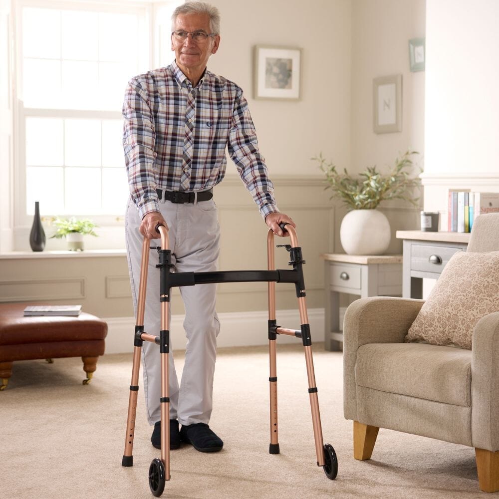 Image of Easyfold Wheeled Walker on a plain background.