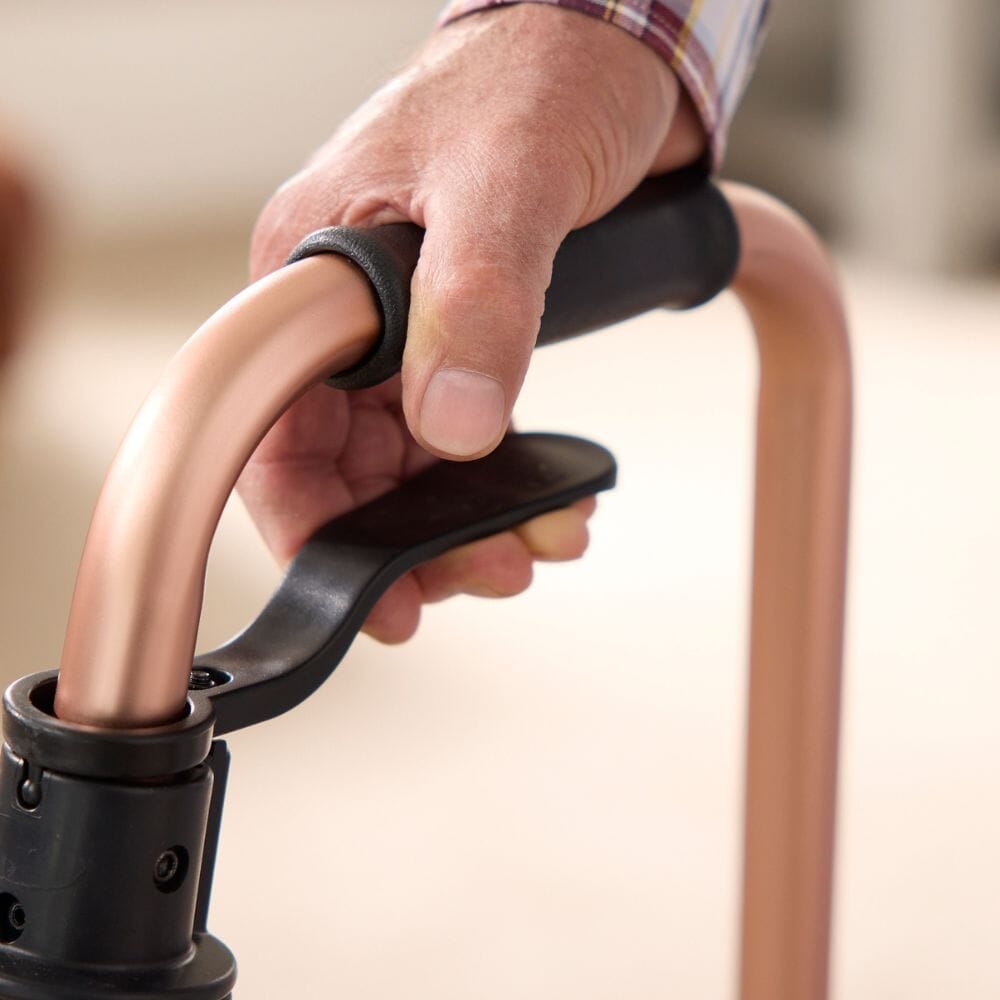 Lifestyle image of Easyfold Wheeled Walker being used in a real-life setting.