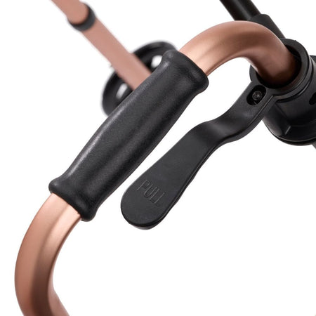 Diagram or packaging of Easyfold Wheeled Walker highlighting dimensions or features.