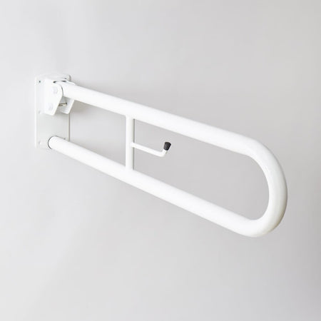 Image of Economy Folding Toilet Support Rail on a plain background.