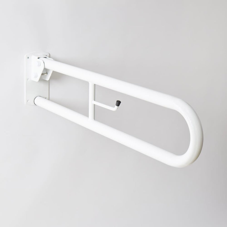 Image of Economy Folding Toilet Support Rail on a plain background.
