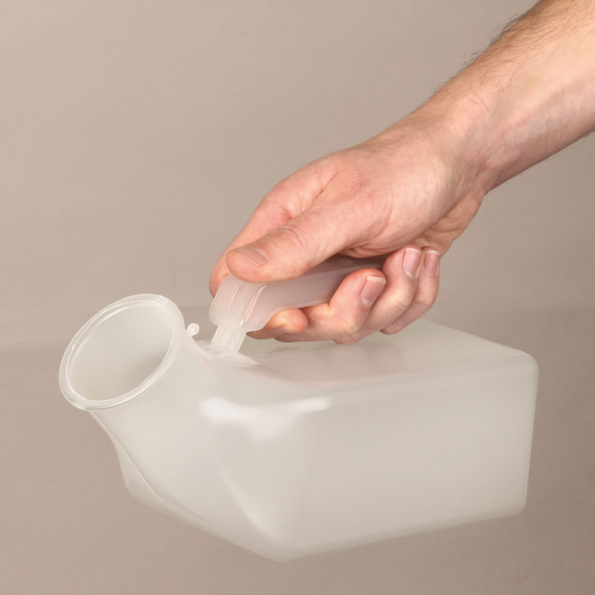 Image of Economy Male Urinal on a plain background.