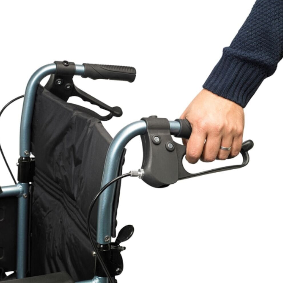 Alternative view of Escape Lite Manual Wheelchair, showing different angle or usage.