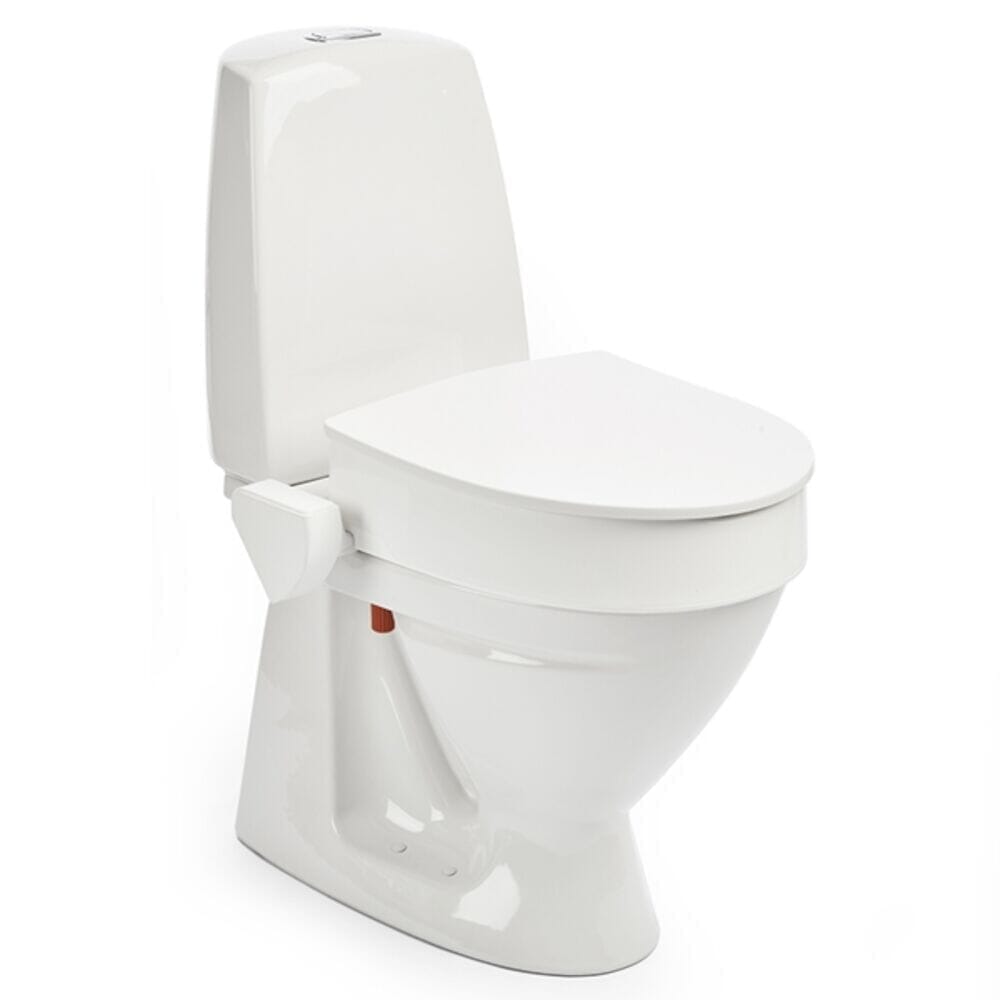 Image of Etac My-Loo Raised Toilet Seat-Fixed Mounting on a plain background.