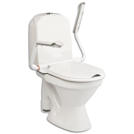 Image of Etac Toilet Supporter with Arms on a plain background.