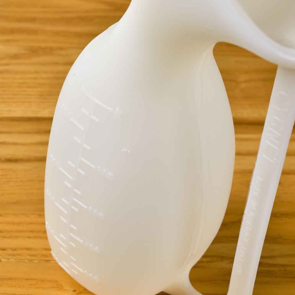 Close-up of a feature of Female Urinal.