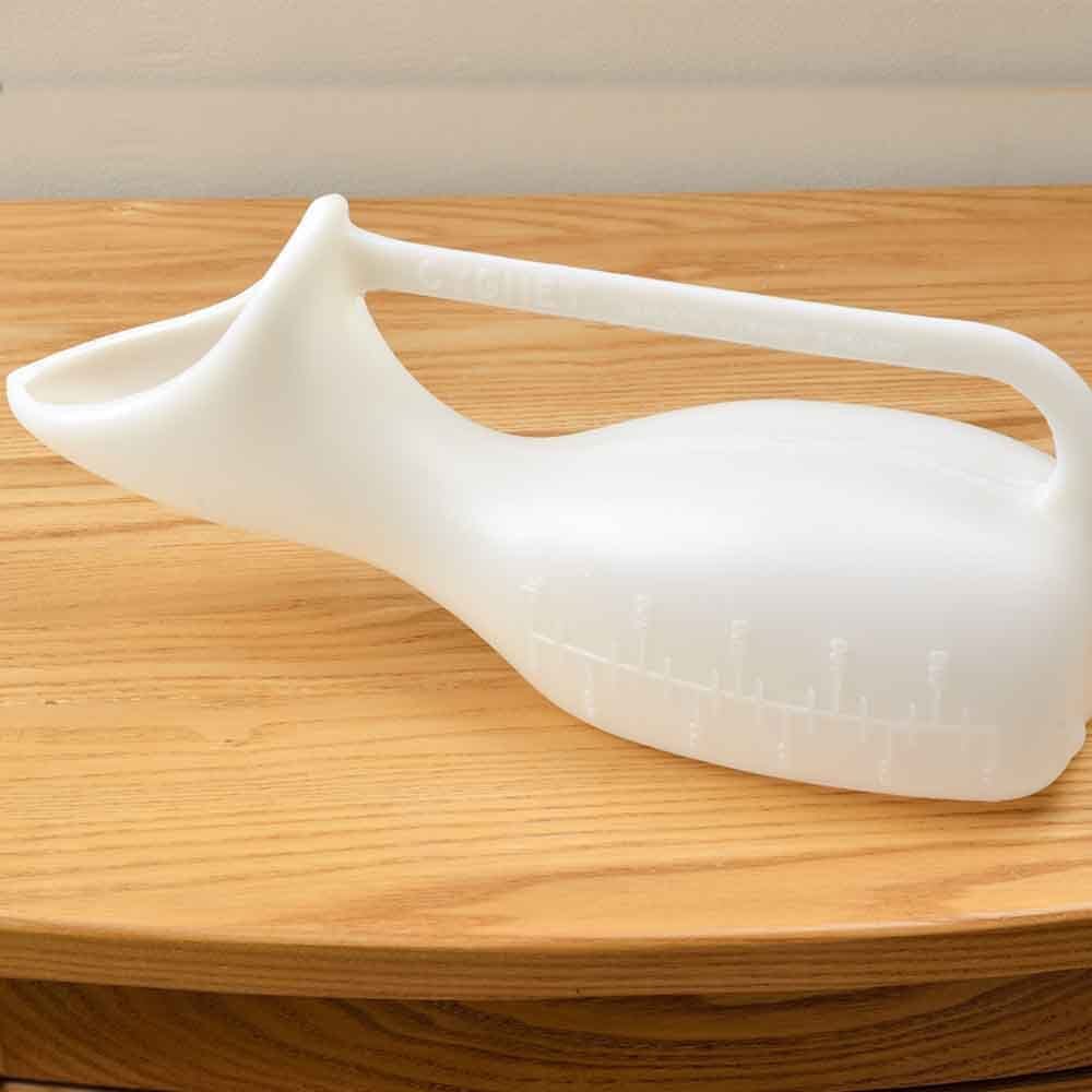 Lifestyle image of Female Urinal being used in a real-life setting.