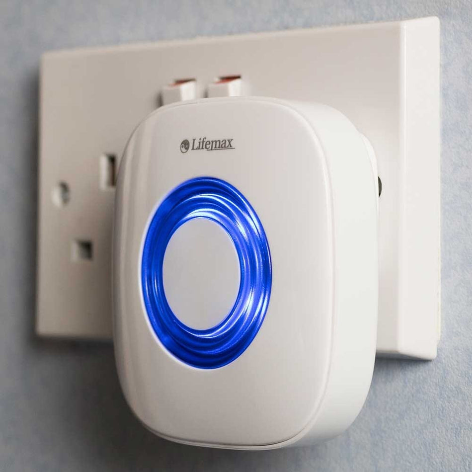 Image of Flashing Doorbell with Vibrating Pager on a plain background.