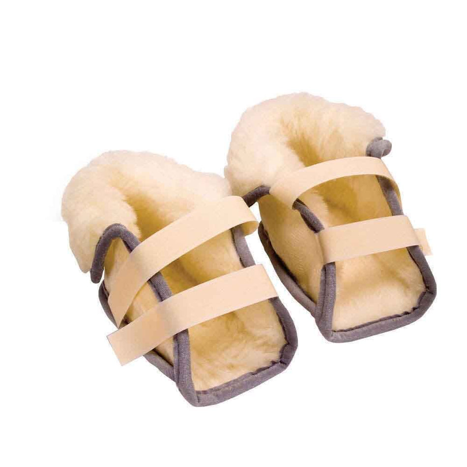 Image of Fleece Heel Protectors-Pair on a plain background.
