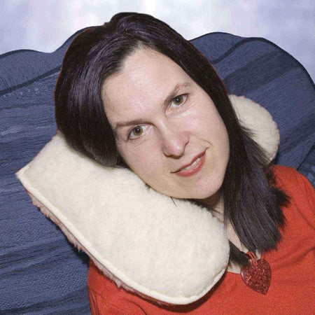 Alternative view of Fleece Neck Support, showing different angle or usage.