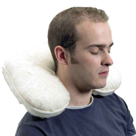 Close-up of a feature of Fleece Neck Support.