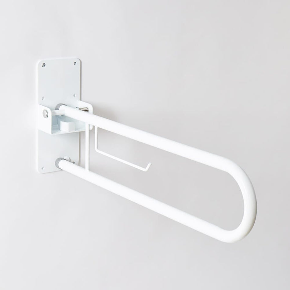 Image of Folding Toilet Support Rail on a plain background.