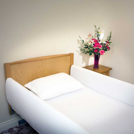 Close-up of a feature of Full Length Bedside Bumpers.