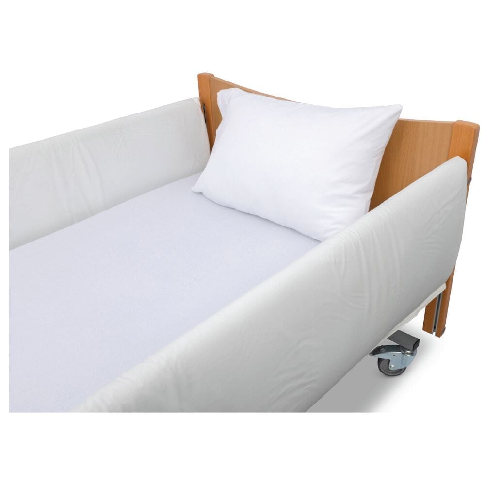 Lifestyle image of Full Length Bedside Bumpers being used in a real-life setting.