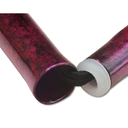 Close-up of the ferrule or base of Gel Handle Folding Walking Stick walking stick, showing the non-slip tip.