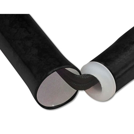 Close-up of the ferrule or base of Gel Handle Folding Walking Stick walking stick, showing the non-slip tip.