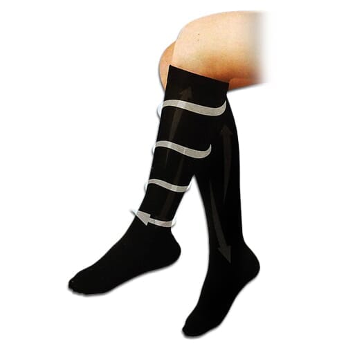 Image of Graduated Compression Stockings on a plain background.