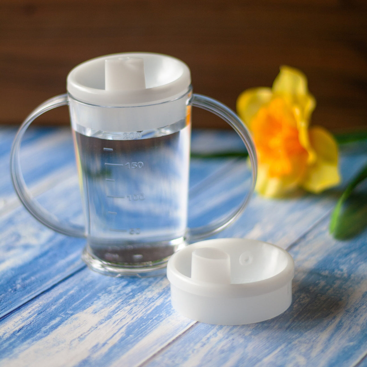 Alternative view of Graduated Two Handled Beaker, showing different angle or usage.